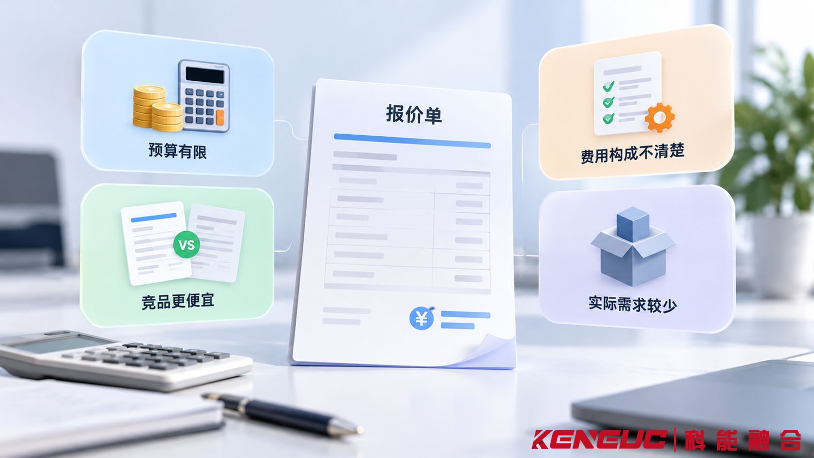 电话销售价格异议的主要来源，包括预算限制、竞品价格、费用构成、需求范围和采购价值
